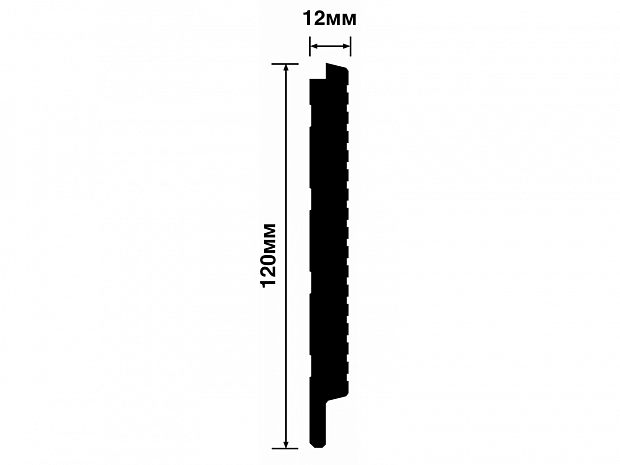 Декоративная панель HIWOOD LV127L BR395K