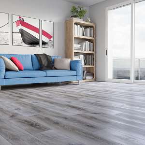 SPC-ламинат Fargo Classic Дуб Рустик Серый 366-1В