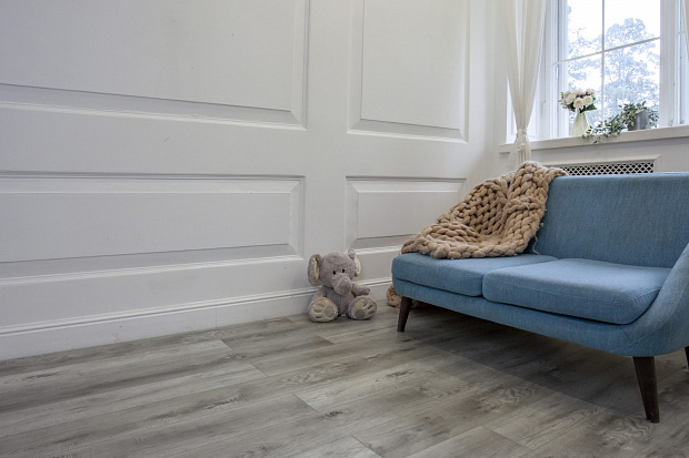 SPC-ламинат Damy Floor Family TCM369-28 Дуб Рустикальный Cерый