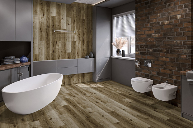 SPC-ламинат Damy Floor Family T7020-4 Дуб Провинциальный
