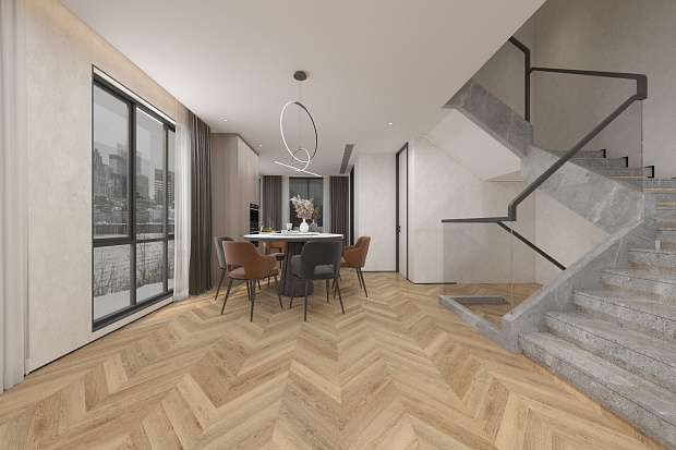 SPC-ламинат Damy Floor Chevron DF10-Ch Сен-Клу