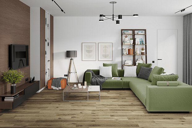 SPC-ламинат Damy Floor Family T7020-4 Дуб Провинциальный