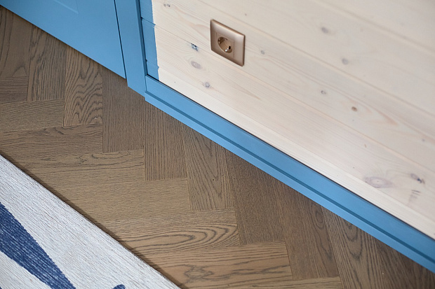 Паркетная доска Quartz Parquet Штучный паркет Дуб Конго 44-1258-54