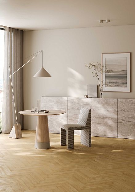 Паркетная доска Quartz Parquet Штучный паркет Гикори Североамериканский 44-400-74