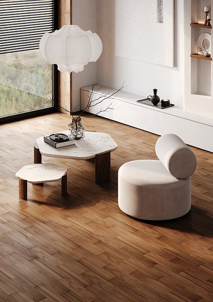 Паркетная доска Quartz Parquet Штучный паркет Дуссия Африканская 44-400-63