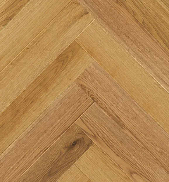 Инженерная доска Living Tree Английская елка Дуб Золотистый 13.5 Натур