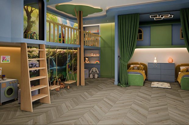 Кварц-винил Damy Floor Chevron LVT DF01-Ch-LVT Версаль