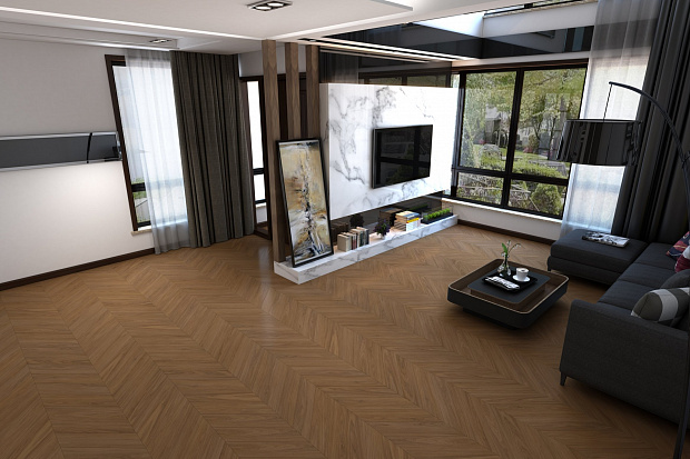 Кварц-винил Damy Floor Chevron LVT DF08-Ch-LVT Блуа