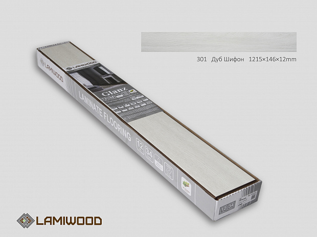 Ламинат Lamiwood Glanz 301 Дуб Шифон