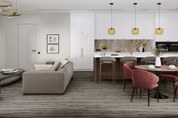 SPC-ламинат Damy Floor Family TCM359-25 Дуб Кантри
