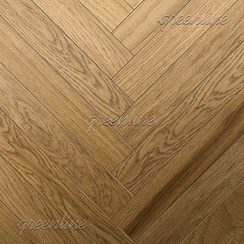 Инженерная доска Английская елка Greenline Extra 707 Дуб Гармони