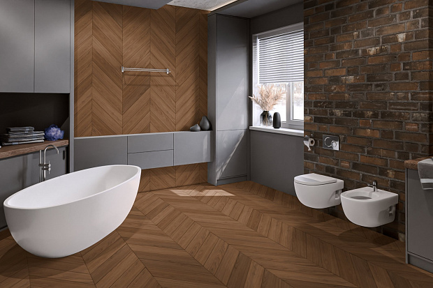SPC-ламинат Damy Floor Chevron DF08-Ch Блуа