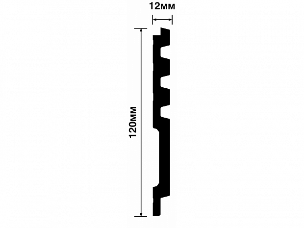 Декоративная панель HIWOOD LV128 BK114K