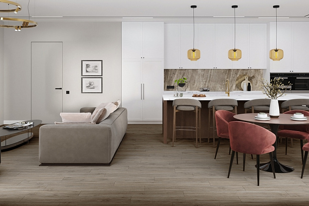 SPC-ламинат Damy Floor Family TCM298-26 Дуб Горный