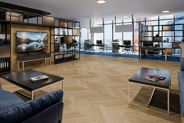 Кварц-винил Damy Floor Chevron LVT DF03-Ch-LVT Тюильри