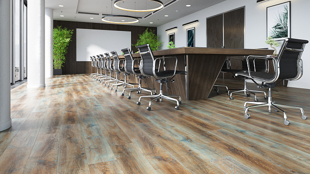 SPC-ламинат Fargo Comfort 366-2B Дуб Карамельный
