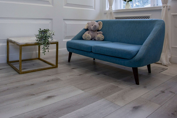 SPC-ламинат Damy Floor Family T7020-2 Дуб Классический Серый