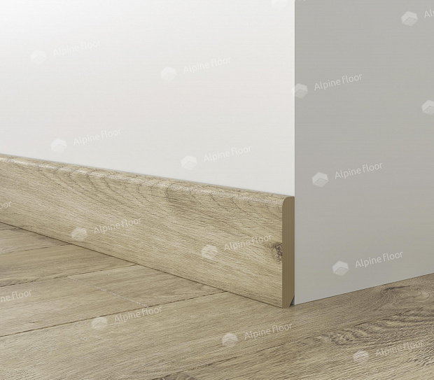 Напольный плинтус Alpine Floor Parquet Light SK 13-5 Дуб Натуральный Отбеленный