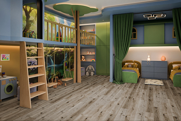 SPC-ламинат Damy Floor Family 1508-1 Дуб Лофт
