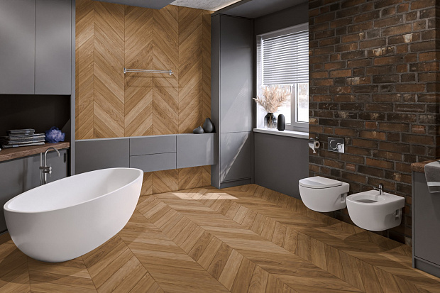SPC-ламинат Damy Floor Chevron DF09-Ch Монсоро