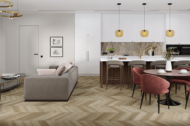 Кварц-винил Damy Floor Chevron LVT DF05-Ch-LVT Сен-Жермен