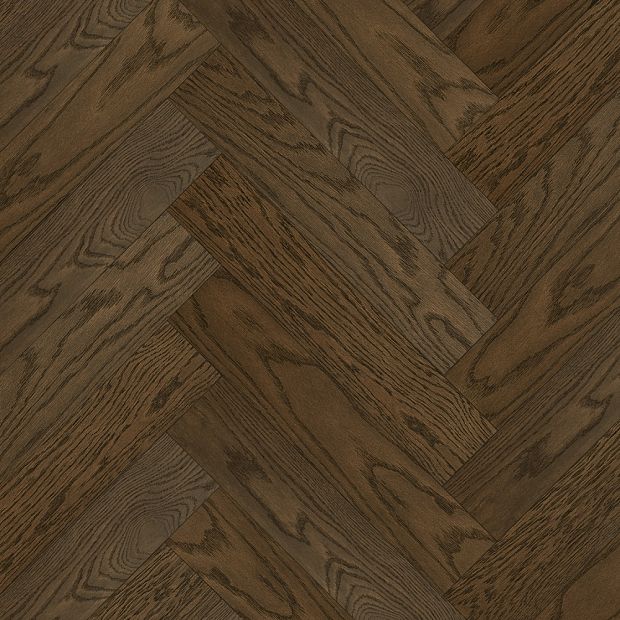 Паркетная доска Quartz Parquet Английская Ёлка Дуб Брауни 33-413
