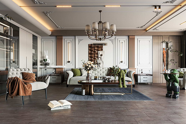 SPC-ламинат Damy Floor Ascent Strong 1204-3-ST Арарат