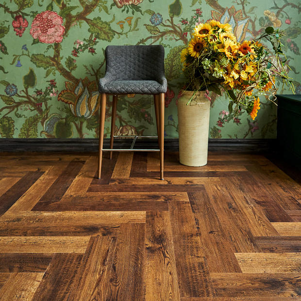 Vinilam Parquet Herringbone IS11155  (Паркет Парижский)