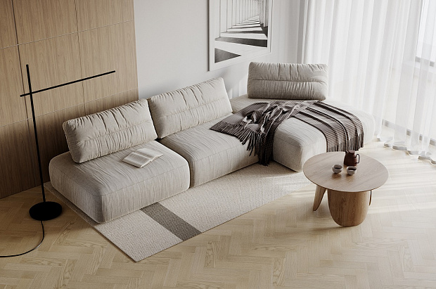 Паркетная доска Quartz Parquet Штучный паркет Дуб Маскарпоне 44-1258-06