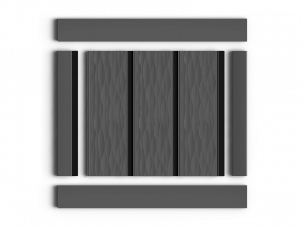 Декоративная панель HIWOOD LV127W GR15K