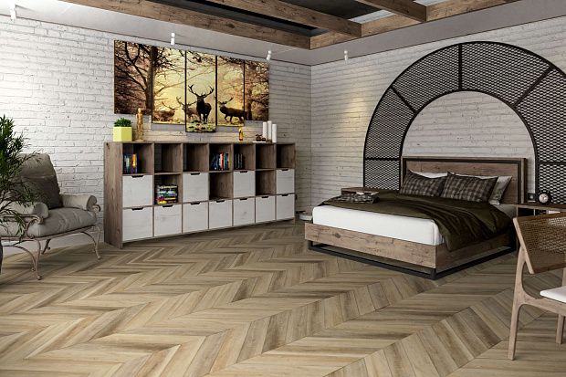Кварц-винил Damy Floor Chevron LVT DF06-Ch-LVT Амбуаз