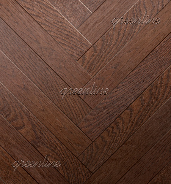 Инженерная доска Английская елка Greenline Deluxe 140 Парма