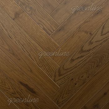 Инженерная доска Английская елка Greenline Extra 716 Дуб Шарм