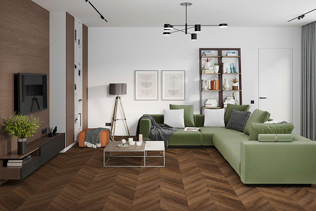 SPC-ламинат Damy Floor Chevron DF07-Ch Шайо