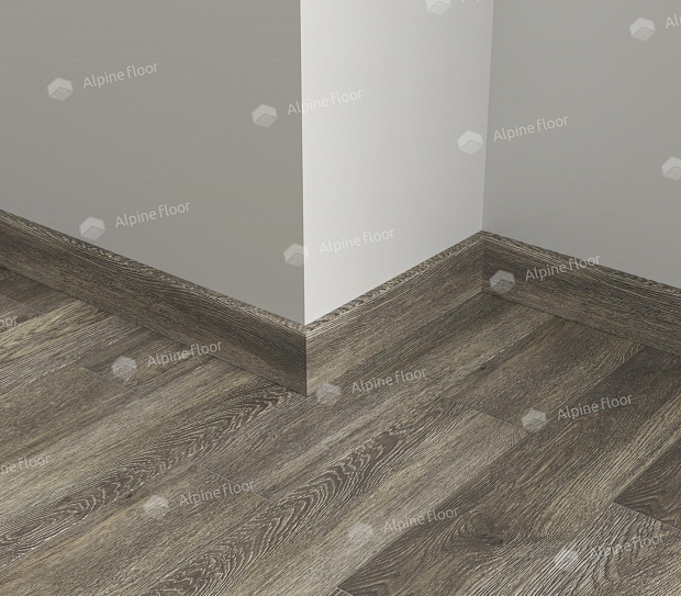 Напольный плинтус Alpine Floor Parquet Light SK 13-8 Венге Грей