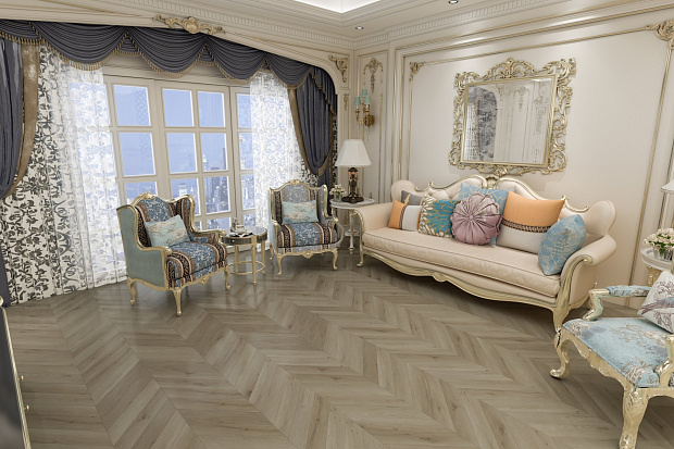 Кварц-винил Damy Floor Chevron LVT DF01-Ch-LVT Версаль