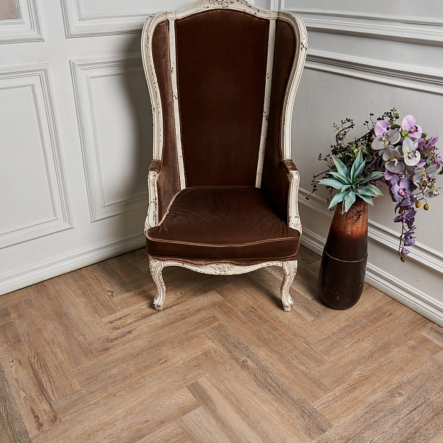 Vinilam Parquet Herringbone IS11133 (Паркет Северный)