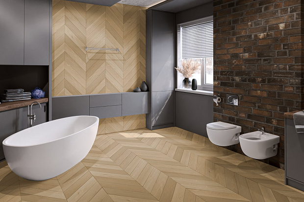 Кварц-винил Damy Floor Chevron LVT DF03-Ch-LVT Тюильри