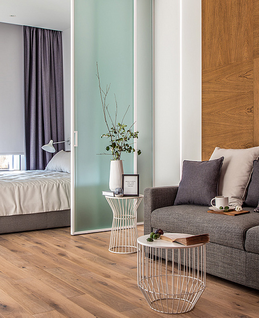 Инженерная доска Living Tree Дуб Дымчатый Рустик
