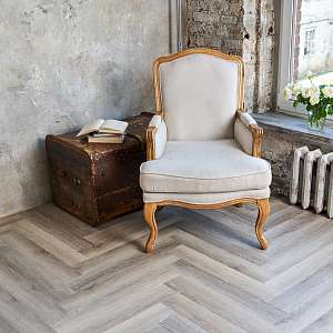 Vinilam Parquet Herringbone Glue GD11122  (Паркет Эрмитаж)