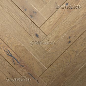 Инженерная доска Английская елка Greenline Extra 706 Дуб Сенс