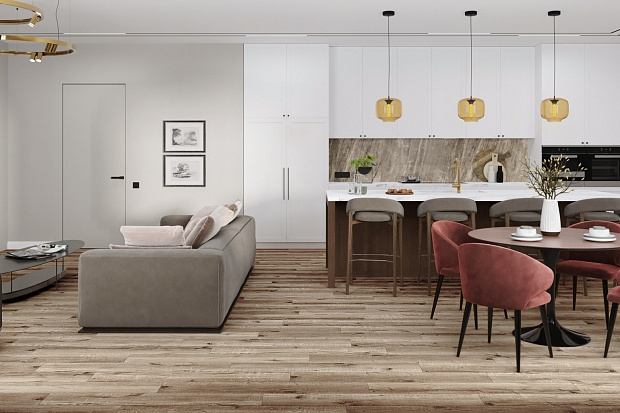 Кварц-винил Damy Floor Family LVT JC8271-7-LVT Дуб Изысканный