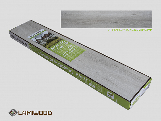 Ламинат Lamiwood Bristol 2416 Дуб Дымчатый