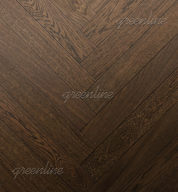 Инженерная доска Английская елка Greenline Deluxe 134 Кастельон