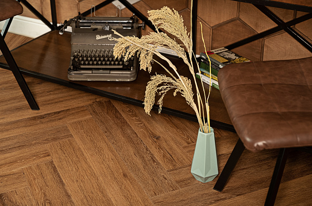 Vinilam Parquet Herringbone IS11210  (Паркет Де Вилль)