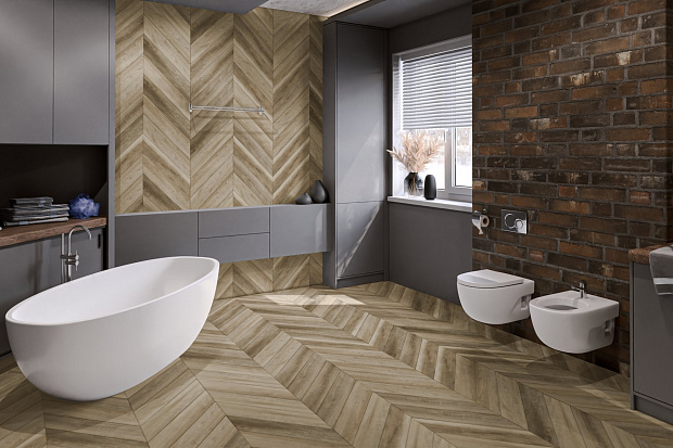 Кварц-винил Damy Floor Chevron LVT DF06-Ch-LVT Амбуаз