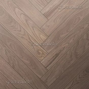 Инженерная доска Английская елка Greenline Smart Herringbone 616 Дуб Капучино