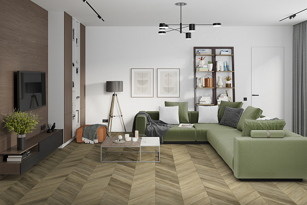 Кварц-винил Damy Floor Chevron LVT DF06-Ch-LVT Амбуаз