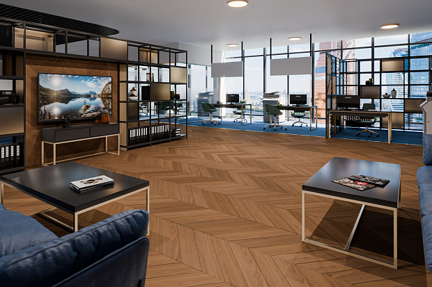 Кварц-винил Damy Floor Chevron LVT DF08-Ch-LVT Блуа