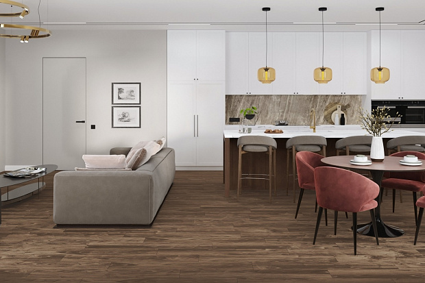 SPC-ламинат Damy Floor Family 0036-3 Орех Американский